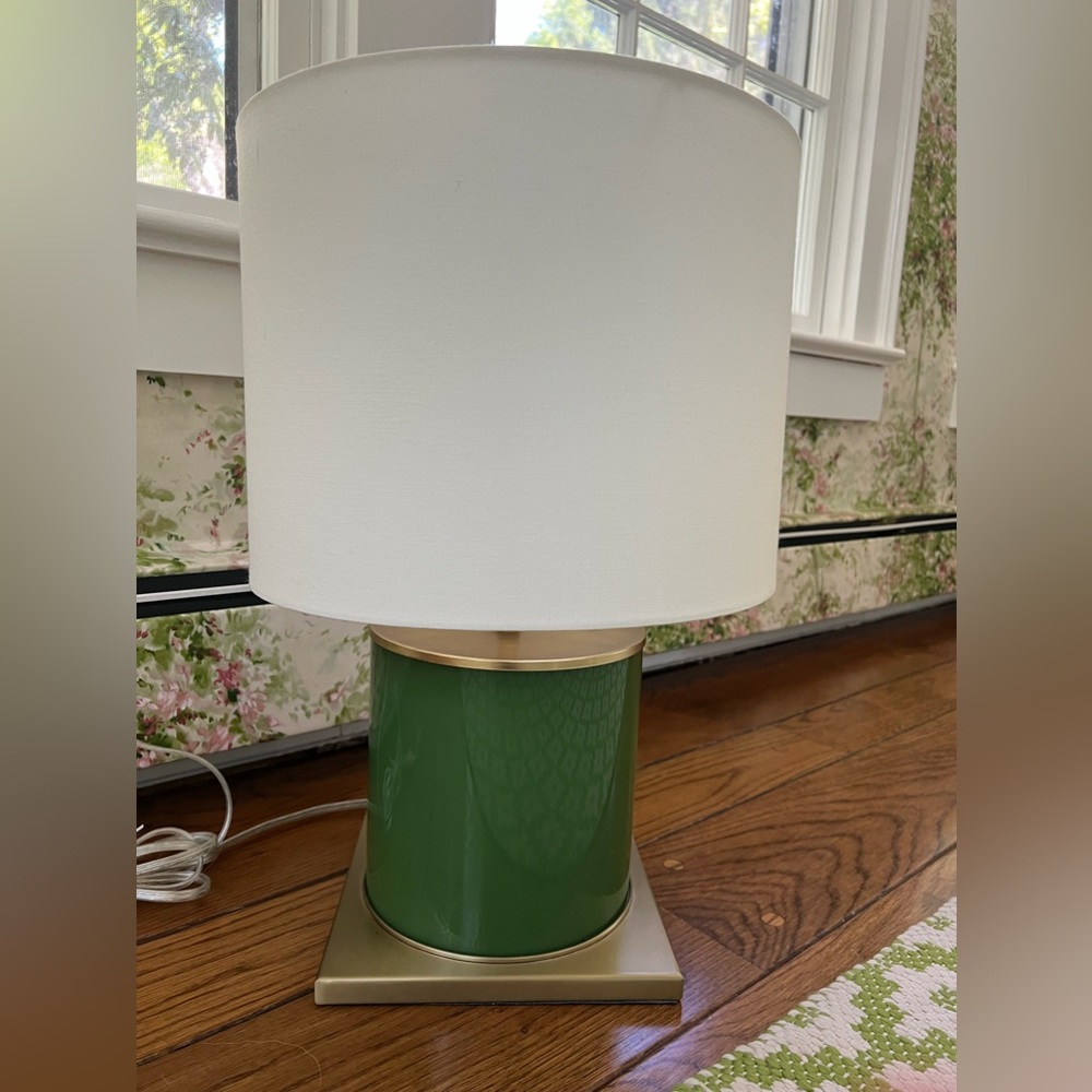 Kate Spade Mini Table Lamp In Green